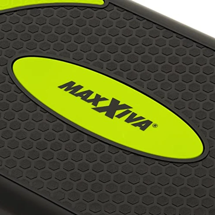 MAXXIVA Stepper Aerobic-Fitness-Steppbrett grün schwarz 80x30,5 cm höhenverstellbar 10-15-20 cm Hometrainer Fitnesstraining Workout – Bild 4