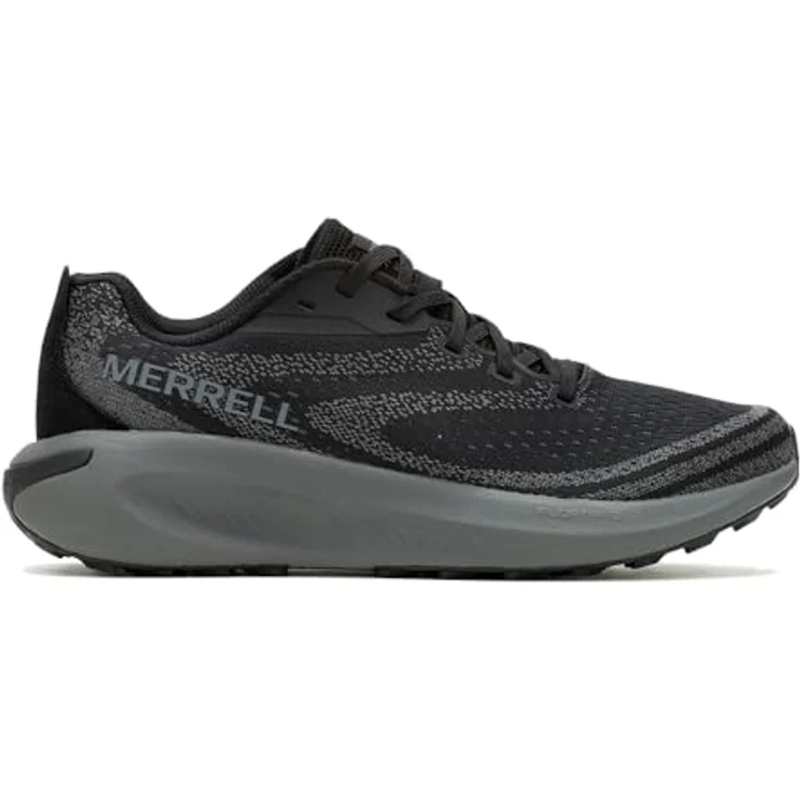 Merrell Morphlite, Herren Laufschuhe für Road-to-Trail, Schwarz, Größe 43.5, atmungsaktives Mesh-Futter, recycelte Materialien, hervorragende Traktion und Laufkomfort – Bild 2