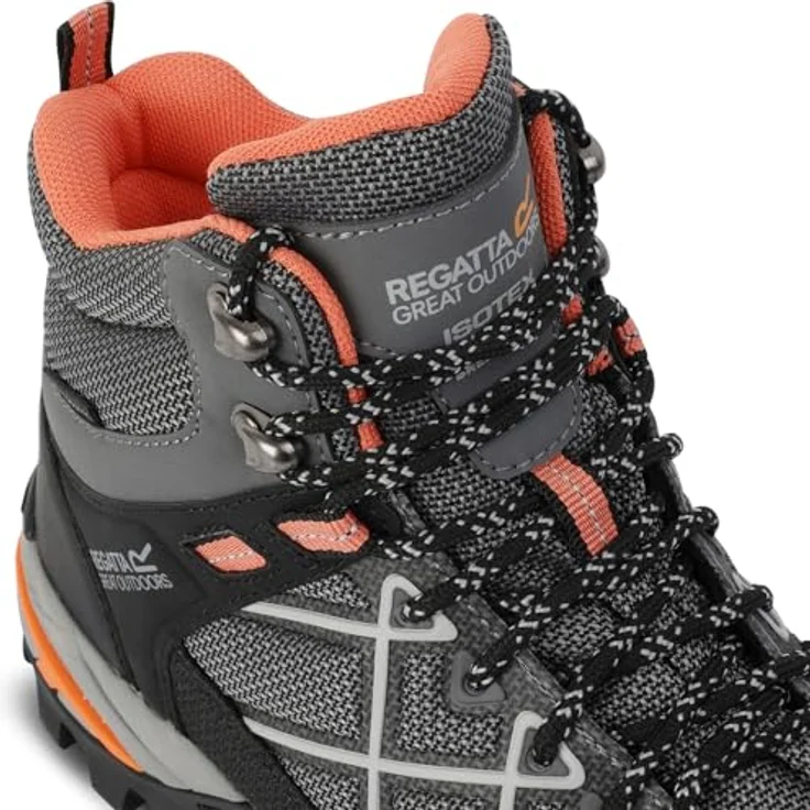 Regatta Samaris III, Damen Wanderschuhe, Größe 39, Orange/Grau – Bild 7