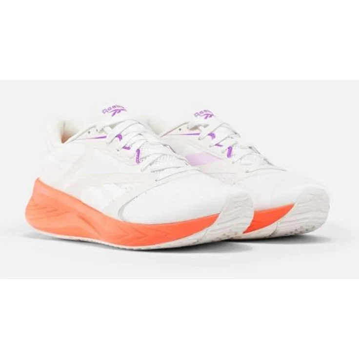 Reebok Energen Tech Plus 2, Laufschuhe mit Floatride Fuel Dämpfung, atmungsaktives Obermaterial, Weiß/Orange, EU 40 Damen – Bild 2