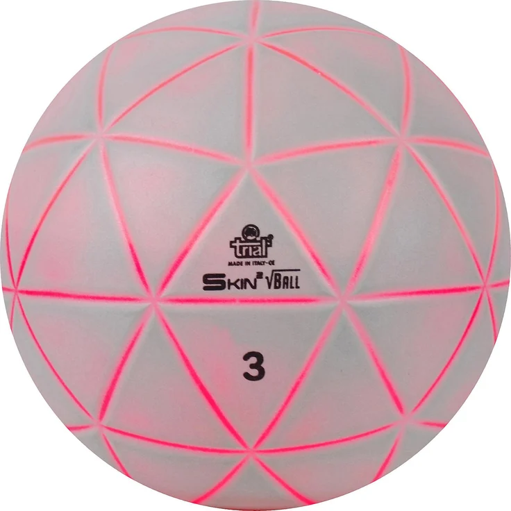 Trial Medizinball Skin Ball, 3 kg, Durchmesser 200 mm, hellblau, für Functional Training mit Flüssigkeitsfüllung