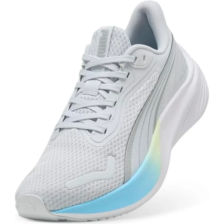 Puma Pounce Lite Damen-Sneaker, ultraleicht mit PROTREAD Laufsohle, grau-weiß-mehrfarbig, UK Größe 7 1/2 – Bild 6