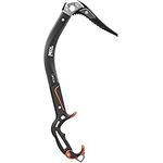 Petzl Nomic Eispickel, Black, für Eisklettern und Drytooling, auswechselbare Haue und Schaufel/Hammer