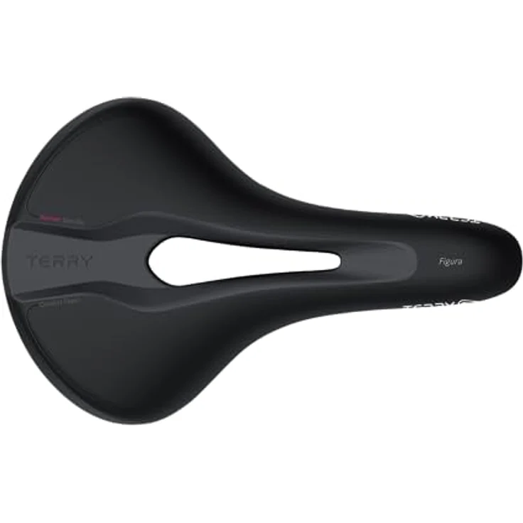Terry Figura, Velosattel für Trekkingbikes mit Comfort Foam Polsterung und Entlastungskanal, schwarz – Bild 1