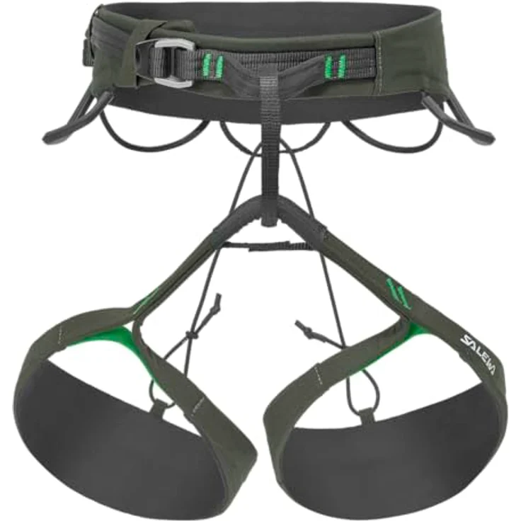 Salewa Agner Gurt Herren, Klettergurt mit gepolstertem Hüftgurt, grün, XL, leicht und langlebig, ideal für alpine Routen – Bild 1