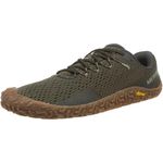 Merrell Vapor Glove 6, Trailrunning-Schuhe für Herren, atmungsaktives Textil, Grün, EU 41 1/2