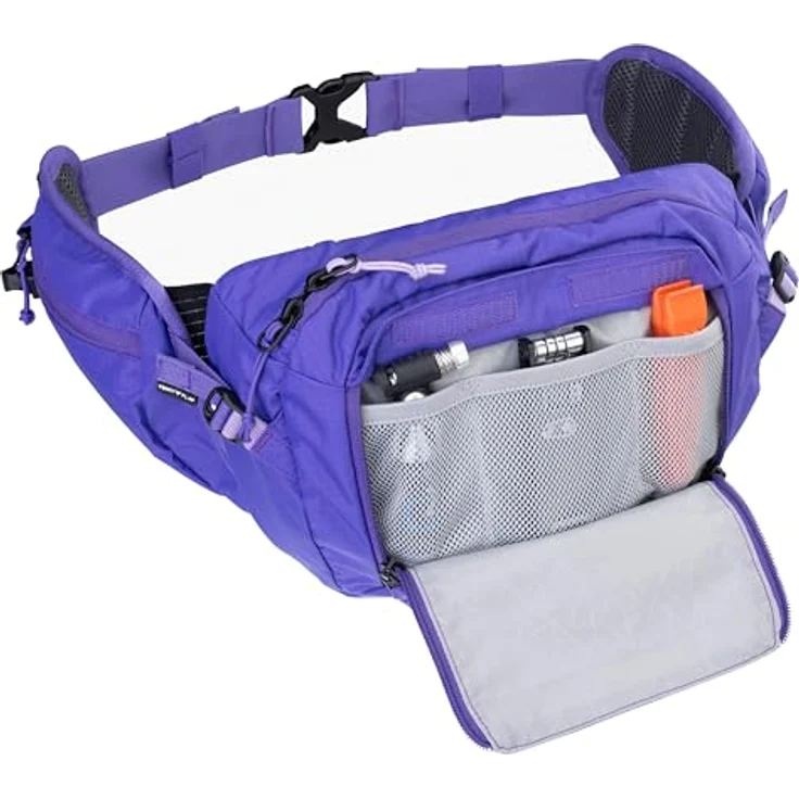 EVOC HIP Pack 3 + Hydration Bladder 1,5, kompakte Hüfttasche mit Wassersack und Schnellzugriff, Volumen: 3 l, Violet – Bild 3