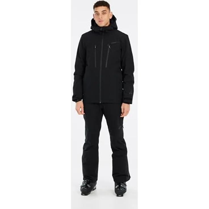 Protest PRTTIMOTHY Herren Skijacke, umweltfreundlich, wasserabweisend, Farbe: True Black, Größe S – Bild 5