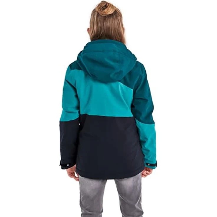 Killtec KSW 166 GRLS SKI JCKT 00526, Skijacke für Mädchen, atmungsaktiv, wasser- und winddicht, dunkel türkis, Größe 128 – Bild 2