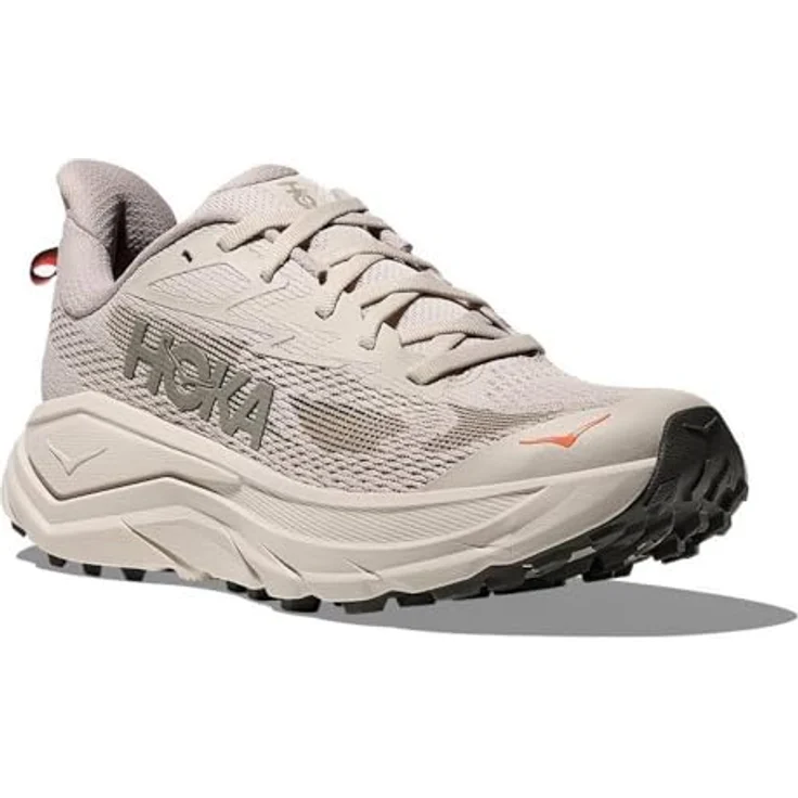 Hoka WIP 0001168717-SPH, Trailrunningschuhe für Normalpronierer, STUCCO/ASPHALT, Größe 37 1/3, atmungsaktives Obermaterial, dämpfende EVA-Zwischensohle, abriebfeste Laufsohle mit 4 mm Stollen – Bild 1