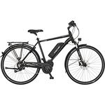 Fischer E-Bike Trekking VIATOR 3.0 Elektrofahrrad mit 80 Nm Mittelmotor, 48V Akku, schwarz matt, 55cm-557Wh