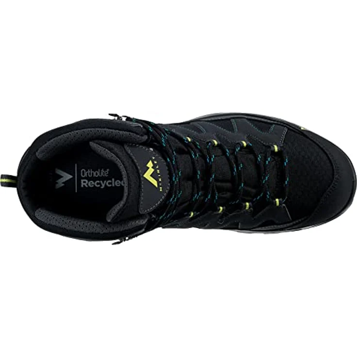 McKINLEY Vulcanus MID AQX M, wasserdichter Wanderschuh mit Vibram®-Außensohle für optimale Trittsicherheit, schwarz – Bild 5