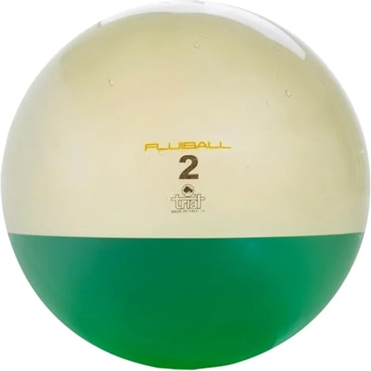 Trial Fluiball, Medizinball (2 kg, 210 mm) aus robustem Silikon, grün – Bild 1