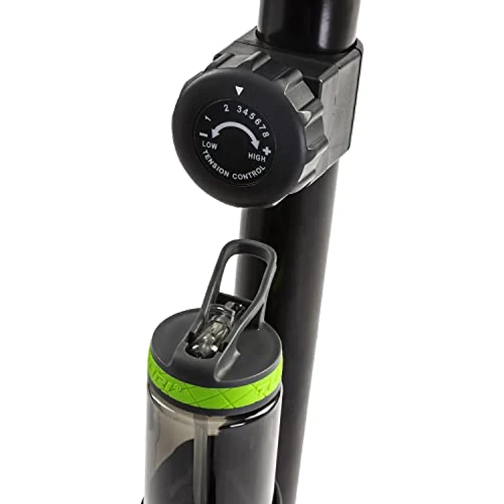 Tunturi FitCycle 20 Heimtrainer - Fitnessfahrrad mit 8 Widerstandsstufen - Tabletthalter und Transportrollen – Bild 5