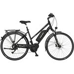 Fischer E-Bike Trekking VIATOR 3.0 Elektrofahrrad, RH 49 cm, 80 Nm Mittelmotor, 48V Akku, schwarz matt, 49cm-557Wh
