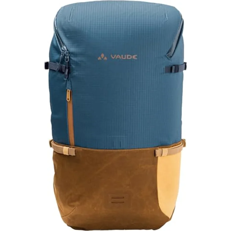 VAUDE Cityrucksack CityGo II 30 Liter Blau, Laptop-Fach, Rolltop, wasserdicht, Damen & Herren – Bild 5