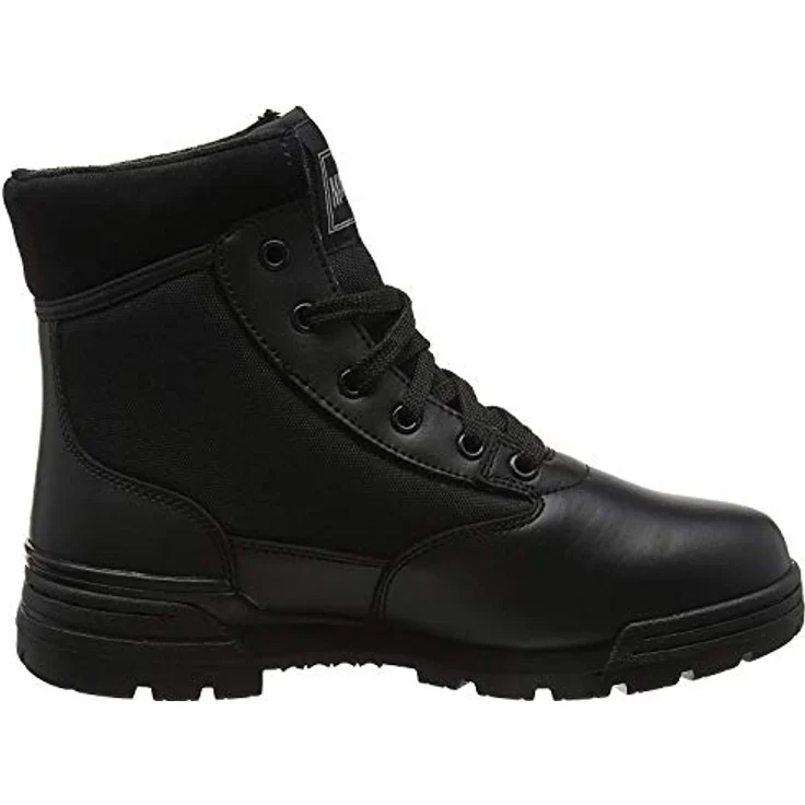 MAGNUM Classic Mid Uniformschuhe Herren, 6“ Einsatzstiefel mit stabiler Leichtstahlplatte, Schwarz, Größe 48 – Bild 6