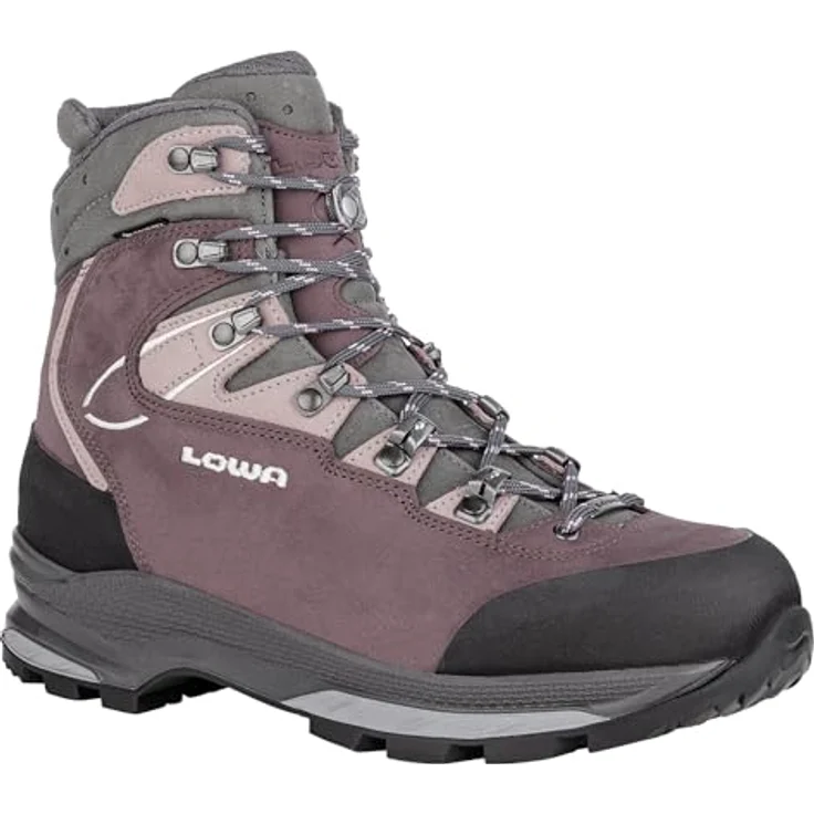 Lowa Damen Trekkingstiefel Mauria Evo GTX Ws, wasserdichtes GORE-TEX® Futter, Nubukleder, Altrosa Rose – Bild 4