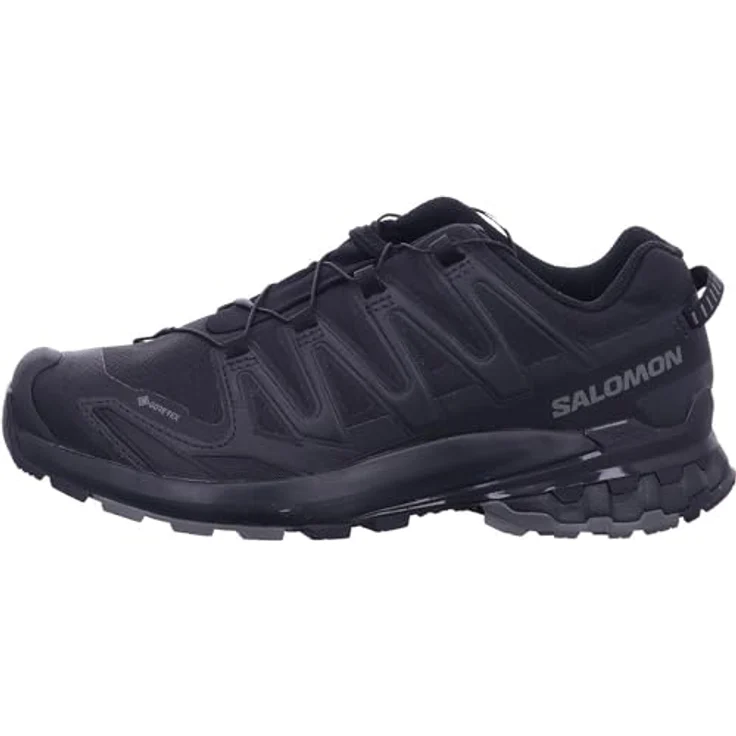 Salomon Xa Pro 3D V9, Herren Wanderschuhe mit Gore-Tex-Membran, Schnellschnürung und OrthoLite-Einlegesohle, Schwarz, Größe 45 1/3 – Bild 2