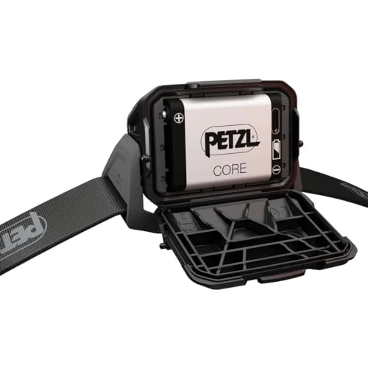 PETZL ARIA 2R RGB Stirnlampe, Schwarz, 600 lm mit wiederaufladbarem Akku und RGB Beleuchtungsmodi – Bild 3
