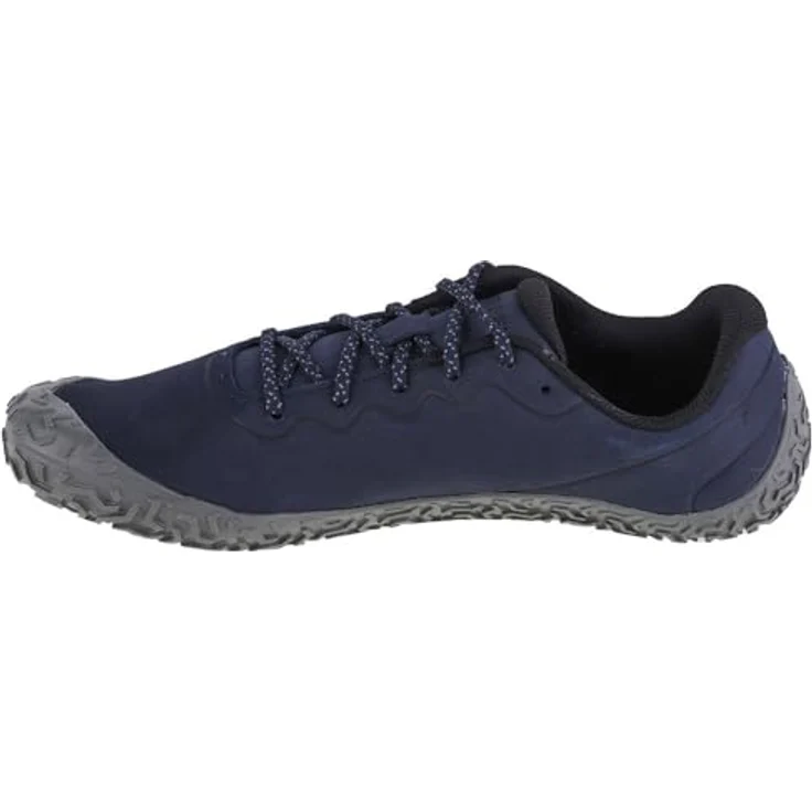 Merrell Vapor Glove 6 LTR, Herren Laufschuhe mit Vibram Ecostep Sohle, blau – Bild 3