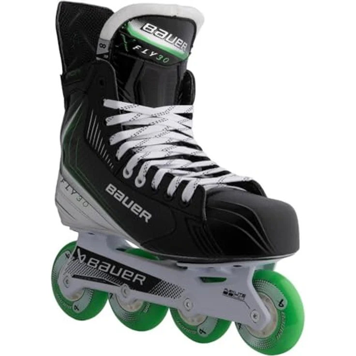 BAUER Inlinehockey Skate Vapor Fly30 - Int., dynamisch und kontrolliert, DIGI COMP-Konstruktion, FLEXLITE-Chassis, Hi-Lo-Radkonfiguration, Farbe: Rot, Größe: 05.5 – Bild 6
