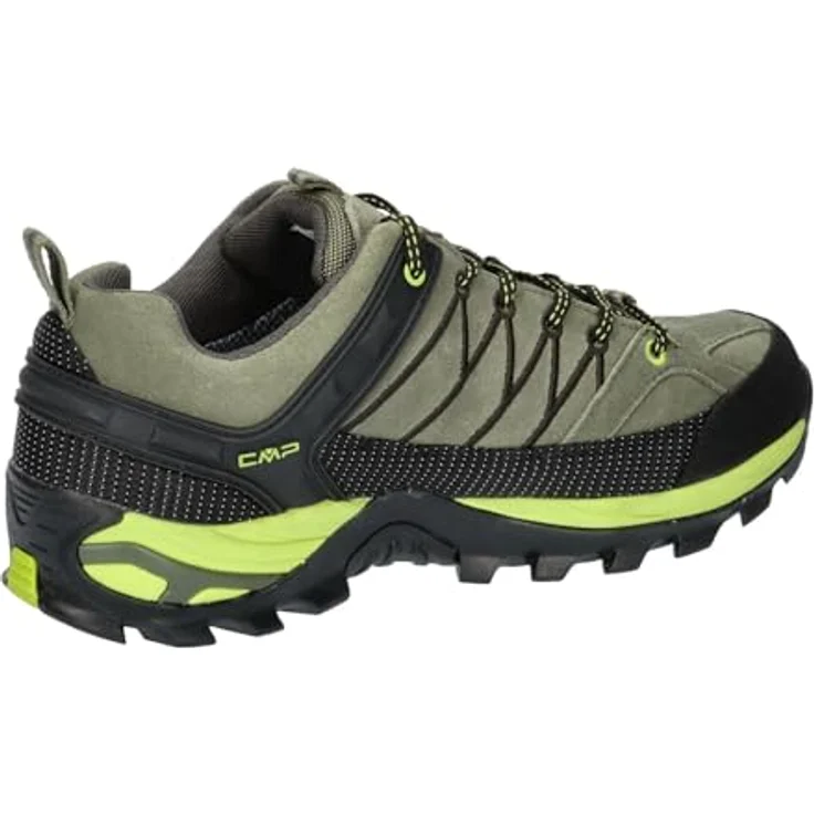 CMP Rigel Low Trekking Shoes WP, Wasserdichte Wanderschuhe mit Griffiger Gummi- und EVASohle, Kaki-Acido, Größe 47 – Bild 7
