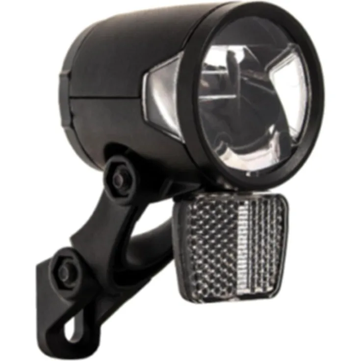 Herrmans H-Black MR8, Velolicht mit 180 Lumen, optimierter Nahfeldausleuchtung und drehbarem Schalter