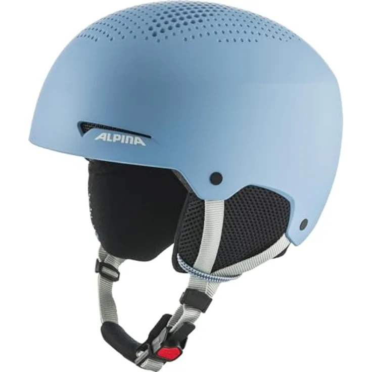 ALPINA SPORTS Zupo, Kinder Skihelm, Hartschale mit Belüftungssystem, 51-55 cm, M, Matt-Lackierung