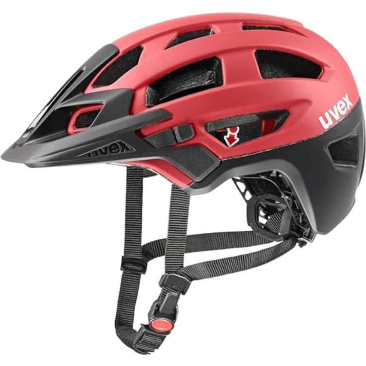 Uvex Sports finale 2.0, Velohelm für E-Bike und MTB, verstellbar 56-61 cm, rot-schwarz, mit Belüftung und Sonnenblende – Bild 1