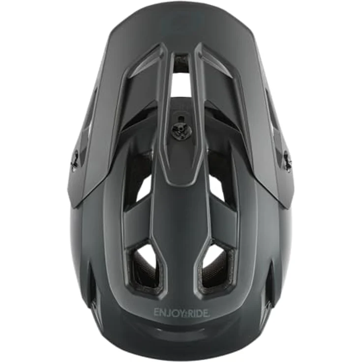 O'Neal SL1 SOLID, leichter Enduro Full-Face Helm mit optimaler Belüftung, schwarz, Größe L – Bild 7