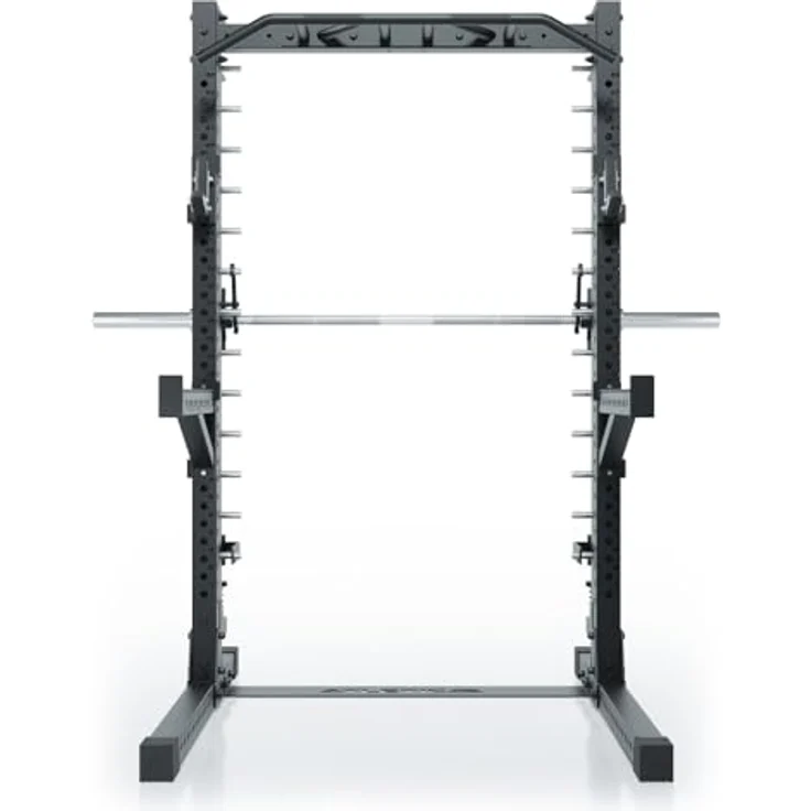 ATLETICA R7 Saber Squat Rack mit integrierter Multipresse, 203 cm Höhe, inklusive Smith Station und Pull-Up Bar – Bild 3