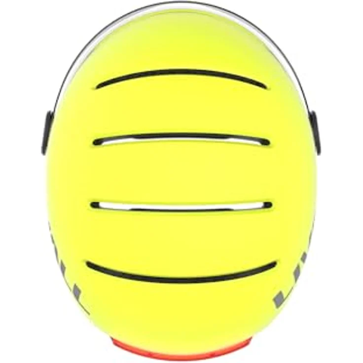 Livall L23, Gelber Fahrradhelm mit Schutzvisier, LED-Beleuchtung und SOS-Funktion, Größe L 58-61 cm – Bild 6