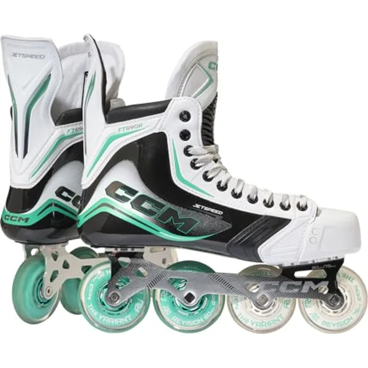 CCM RHFT890 Hockey Inline-Skates für Kinder, EU 38, komfortable Passform