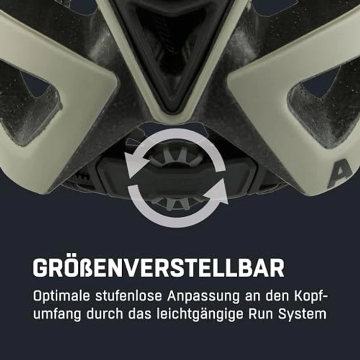 Alpina Ravel Mojave-Sand Matt, Fahrradhelm für Gravel, höhenverstellbares Run-System, antibakterielles Interior, Made in Germany – Bild 5