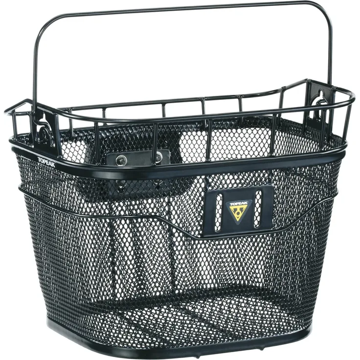 Topeak Velokorb QuickClick, 16 l, stabiler Lenkerkorb für E-Bikes, schwarz