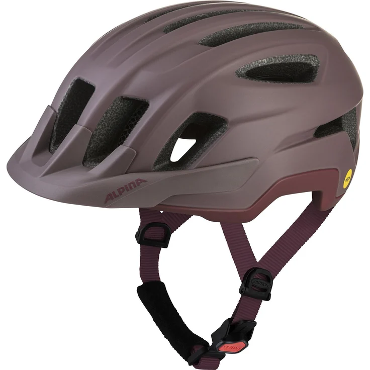 Olympic sportswear Alpina Sports Tour Helm Paranus Mips, Fahrradhelm mit Ceramic Außenschale, EPS-Innenschaum, mattbraun