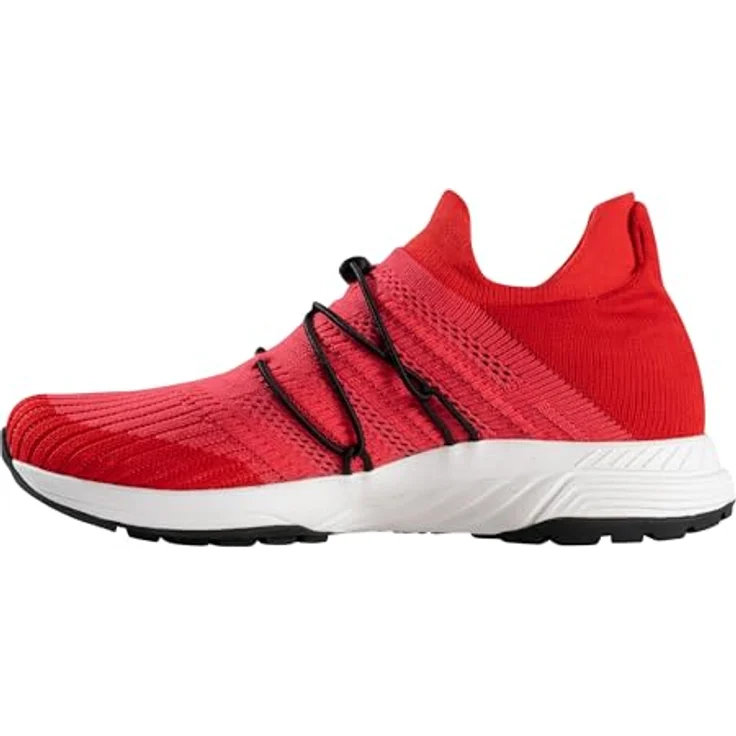 UYN Free Flow Tune Slip-on Sneaker, Merinowolle und technisches Knit-Gewebe, Damen, pink/orange, Größe 35 – Bild 3