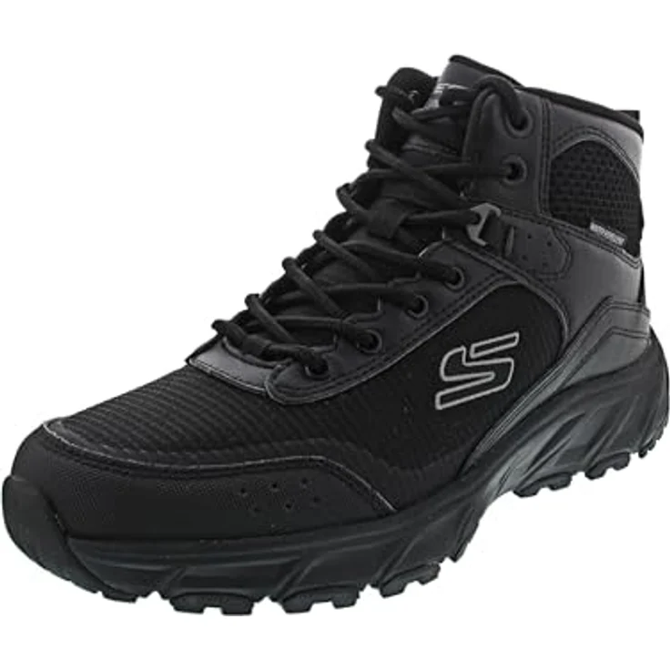 Skechers Hillcrest 2.0 - Woodrock Peak 237804-BBK, Trekkingschuhe für Herren, gepolsterte Air-Cooled Memory Foam-Innensohle, stoßdämpfende Zwischensohle, schwarz – Bild 5