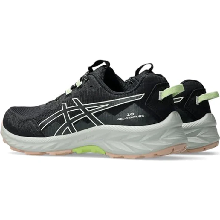 ASICS Gel Venture 10 W, Damen Trailrunningschuhe mit GEL™-Technologie und stark profiliertem Grip, Black/WisperGreen, Größe 38 – Bild 5