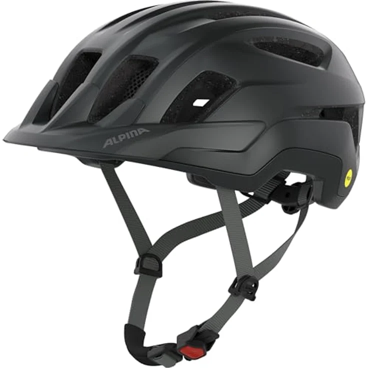 Alpina Helm PARANUS MIPS, Trekking- und City-Helm mit Ceramic Aussenschale und EPS-Inneschale, grau – Bild 1