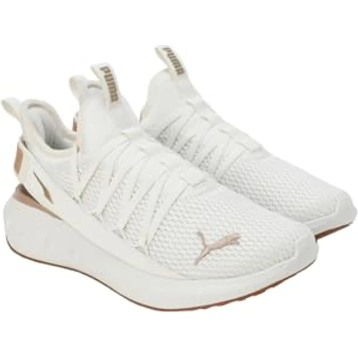 PUMA Softride Carson Fresh, Herren Sneaker mit weißem Textil-Obermaterial und flexiblem Laufsohle, unisex – Bild 5