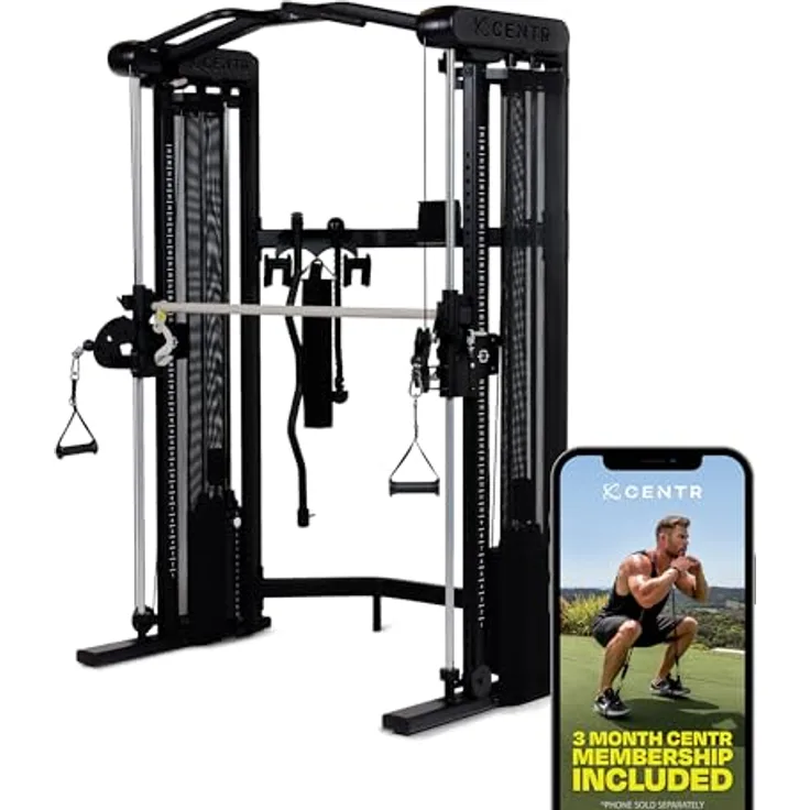 Inspire SF3 Functional Trainer Smith Machine, vielseitige Kraftstation mit geführtem und freiem Training, schwarz