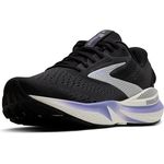 Brooks Adrenaline GTS 24, Laufschuhe mit GuideRails®-System, stabilisierend, EBONY/BLUE HERON/SILVER, Größe 38.5