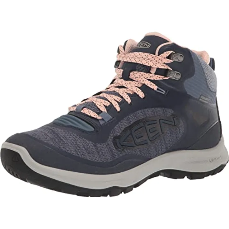 Keen Damen Wanderschuhe TERRADORA FLEX WP, Waterproof Trekkingschuh mit KEEN BELLOWS.FLEX-Technologie, Schwarz