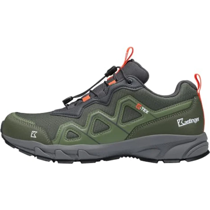 Kastinger FS-Superhiker Low KTX, wasserdichter Wanderschuh mit Schnellschnürsystem, olive/flame – Bild 7