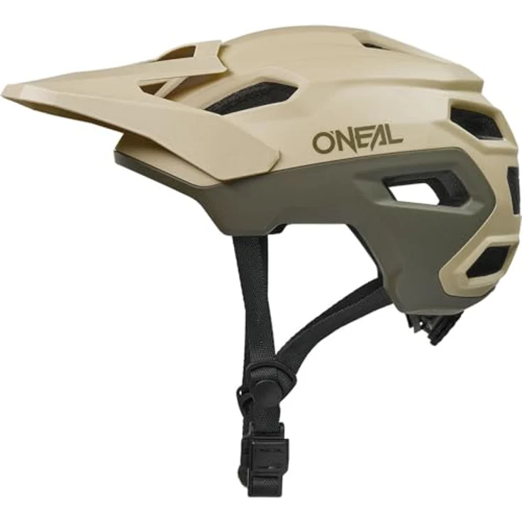 O'Neal Trailfinder Evo Helm Solid V.26, Enduro- und Trailhelm in Sand/Olive, Größe L/XL mit Quin Ready Technologie und Fidlock Magnetschnalle – Bild 5