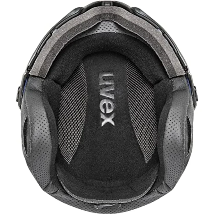 Uvex Instinct Visor, Skihelm mit beschlagfreiem Visier, optimaler Belüftung und verstellbarem IAS System, Navy matt, 56-58 cm – Bild 4