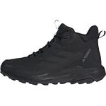 Adidas Terrex Anylander Mid Rain Ready, Herren Stiefel mit wasserdichter RAIN.RDY-Technologie, schwarz