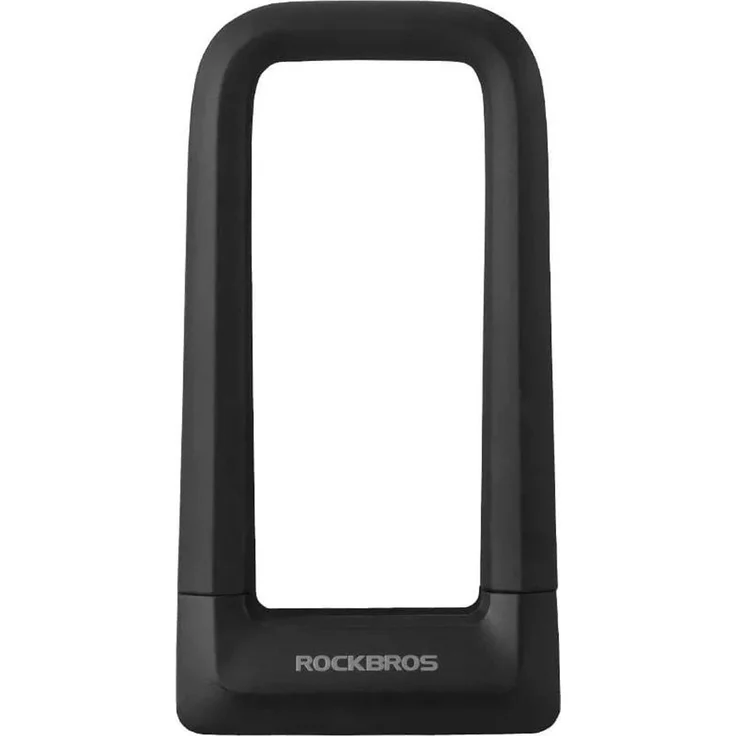 Rockbros RKS626, U-Lock Fahrradschloss mit doppelter Verriegelung, Schwarz